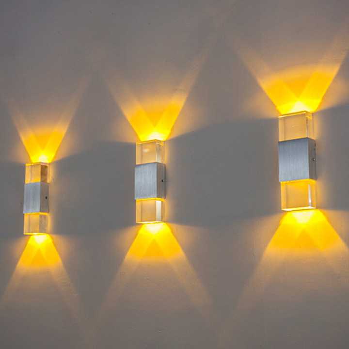 Tanio Nowoczesne 2w kinkiet LED światła akrylowe 6w lampy ścienne … sklep