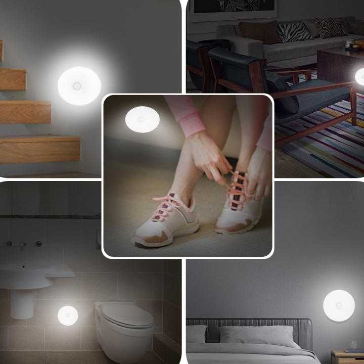 Tanie Czujnik ruchu LED lampka nocna z USB akumulator sypialnia ki… sklep internetowy