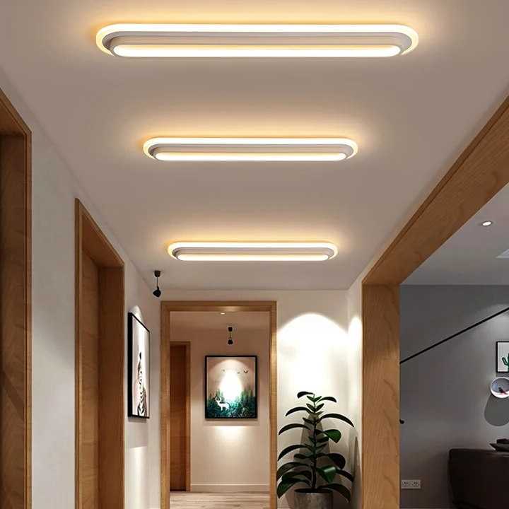 Tanio Lampa sufitowa LED AC85-265V do wnętrz - biały/czarny kolor,… sklep