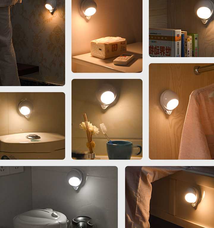 Opinie Motion Sensor lampka nocna oświetlenie szafki LED USB ładowa… sklep online