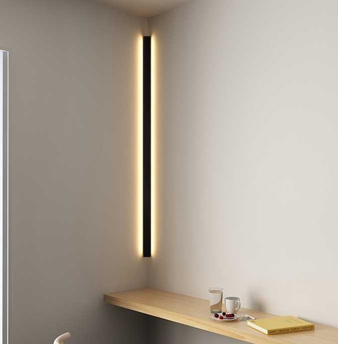 Tanio Lampa ścienna LED minimalistyczna - prosta linia światła.… sklep