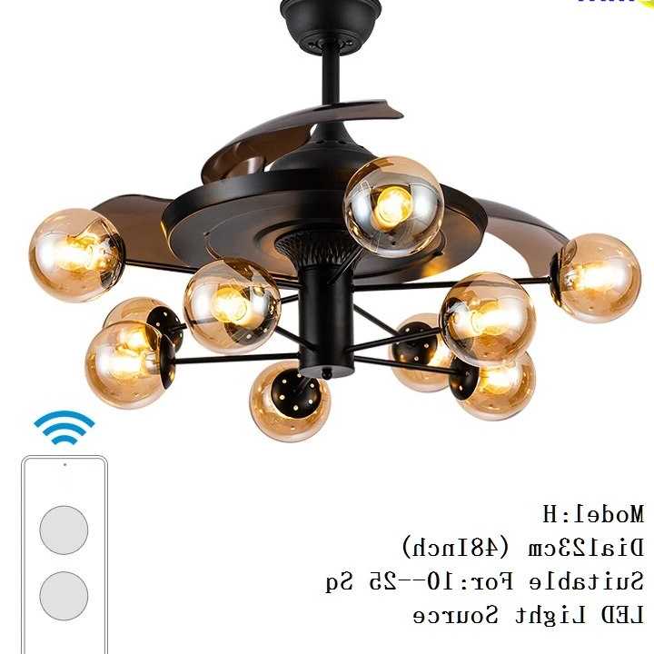 Tanio FUMAT niewidoczny wentylator sufitowy Droplight Nodic lampa … sklep
