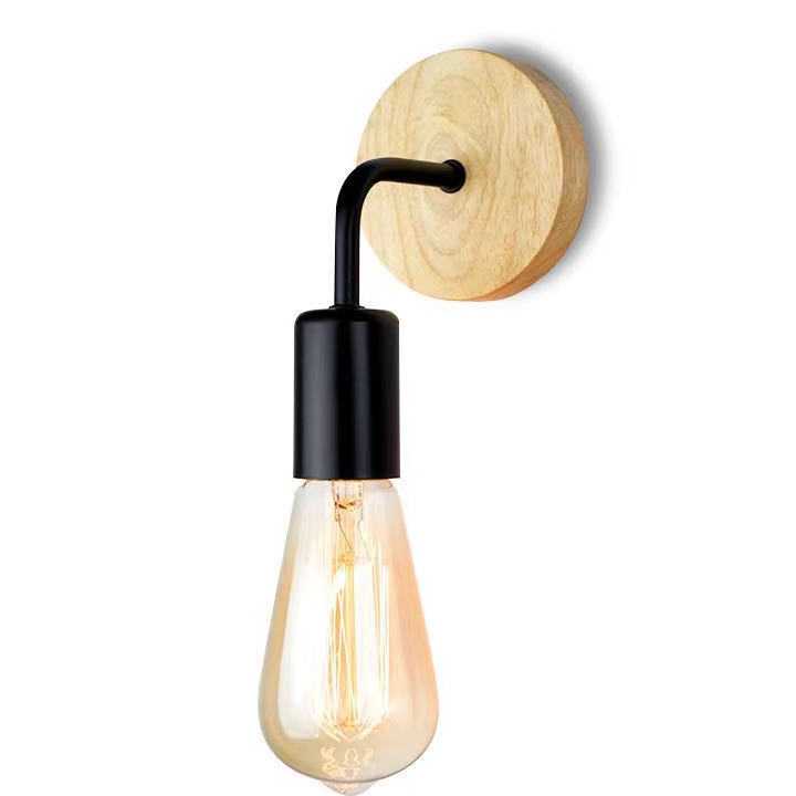 Tanio Nordic lampa ścienna do sypialni kreatywny kutego żelaza kor… sklep