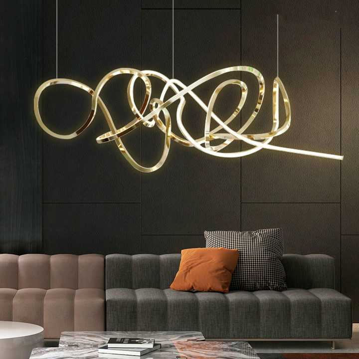 Tanio Żyrandol LED Zhongdao - minimalistyczny luksus w stylu postm… sklep