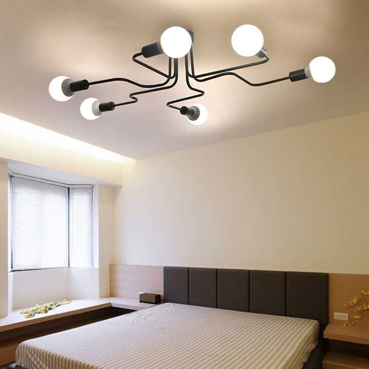 Tanio Nowoczesny żyrandol sufitowy LED oświetlenie salon sypialnia…