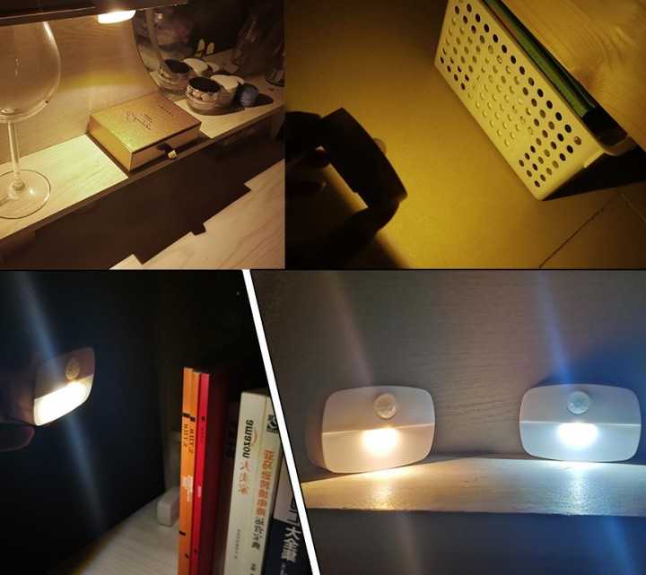 Tanio Bezprzewodowa lampka nocna z czujnikiem ruchu LED lampki noc… sklep