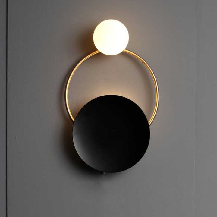 Tanio Kinkiet Nordic z krytą złotą ścianą - nowoczesne oświetlenie… sklep