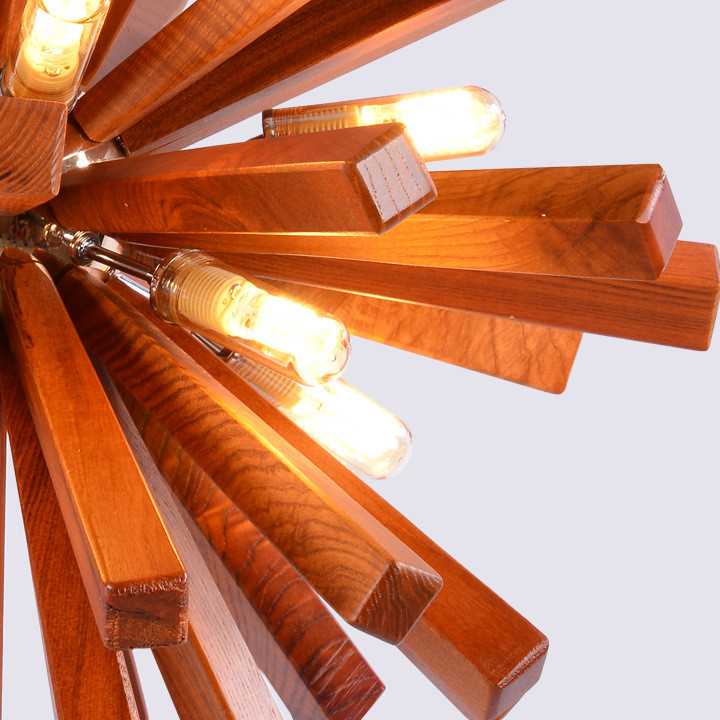 Opinie Nordic Dandelion drewniany naszyjnik światła sztuki kreatywn… sklep online