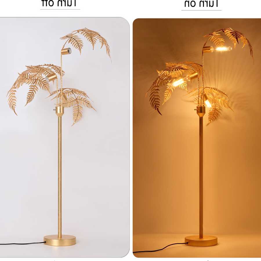 Tanie Retro LED E26/E27 drzewo kokosowe liście żelaza regulowana l… sklep internetowy