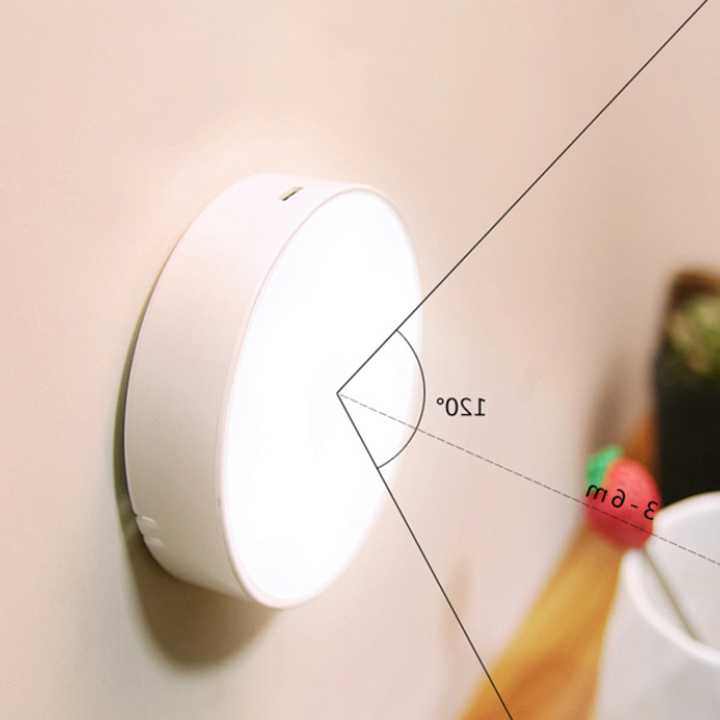 Tanie Bezprzewodowa LED lampka nocna z czujnikiem ruchu i indukcją… sklep internetowy