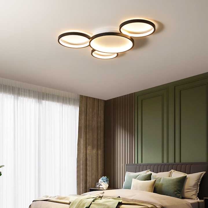 Lampa sufitowa do salonu to proste nowoczesne okrągłe lampa …