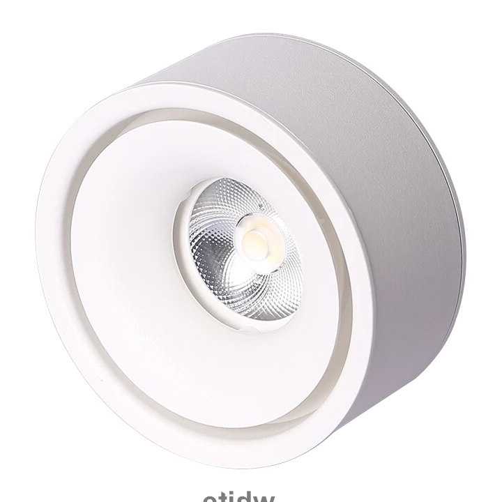Tanio Okrągłe ściemniane LED montowane na powierzchni reflektor CO… sklep