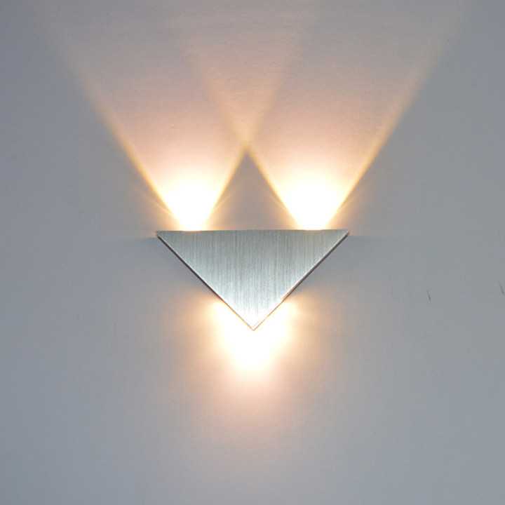 Tanio Nowoczesna lampa sufitowa Led 3W aluminiowa obudowa ściana t… sklep
