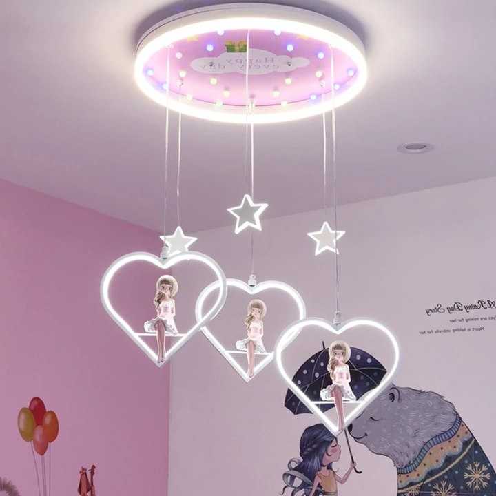 Tanio Dzieci dziewczyna dekoracja sypialni światła led do pokoju ż… sklep
