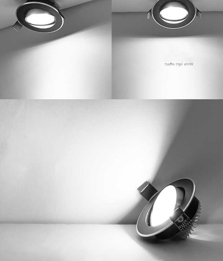 Możliwość przyciemniania LED typu downlight światło punktowe…
