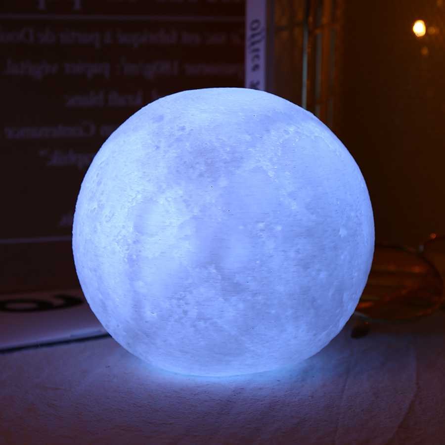LED nocna lampka w kształcie księżyca miękkie silikonowe noc…