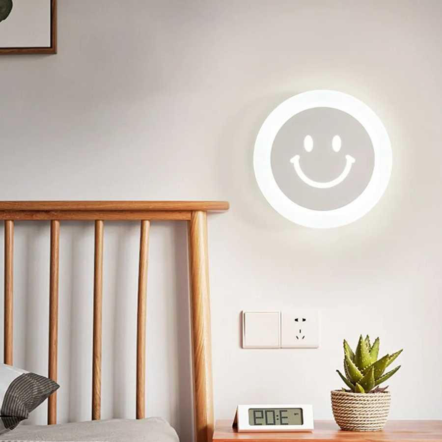 Tanio Smiley LED - nowoczesna lampka nocna i kinkiet do dekoracji … sklep
