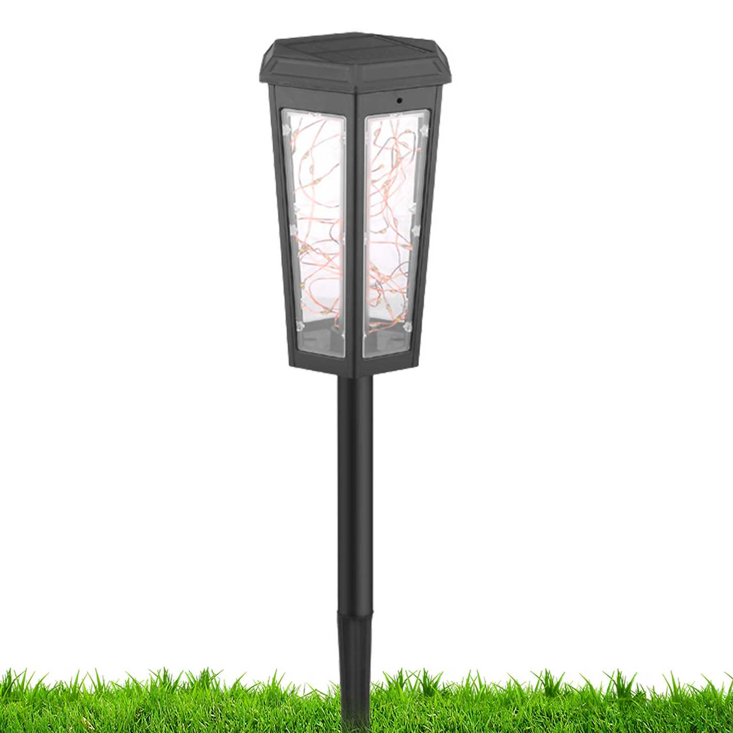 Tanio Wielofunkcyjne solarne lampki ogrodowe IP65 wodoodporne lamp…