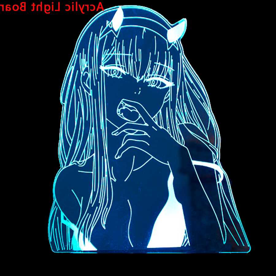 Opinie Lampka nocna Anime Zero 3D z postacią z kreskówki na plexi z… sklep online