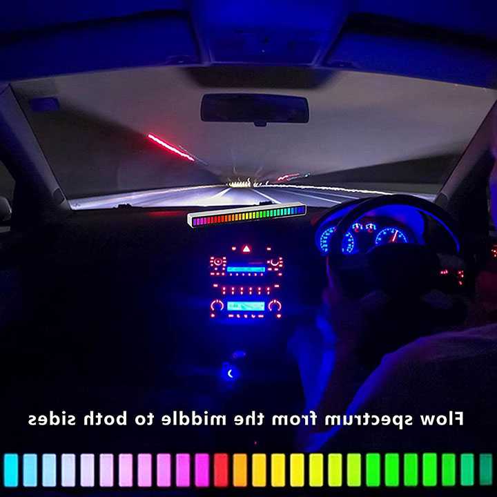 Tanio Listwy RGB LED światła muzyczny kontroli odbioru rytm otocze… sklep