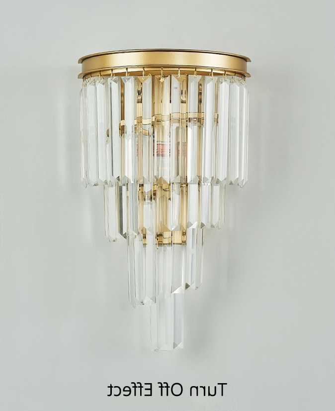 Kryształ nowy kryty dekoracyjne nowoczesne lampy ścienne LED…