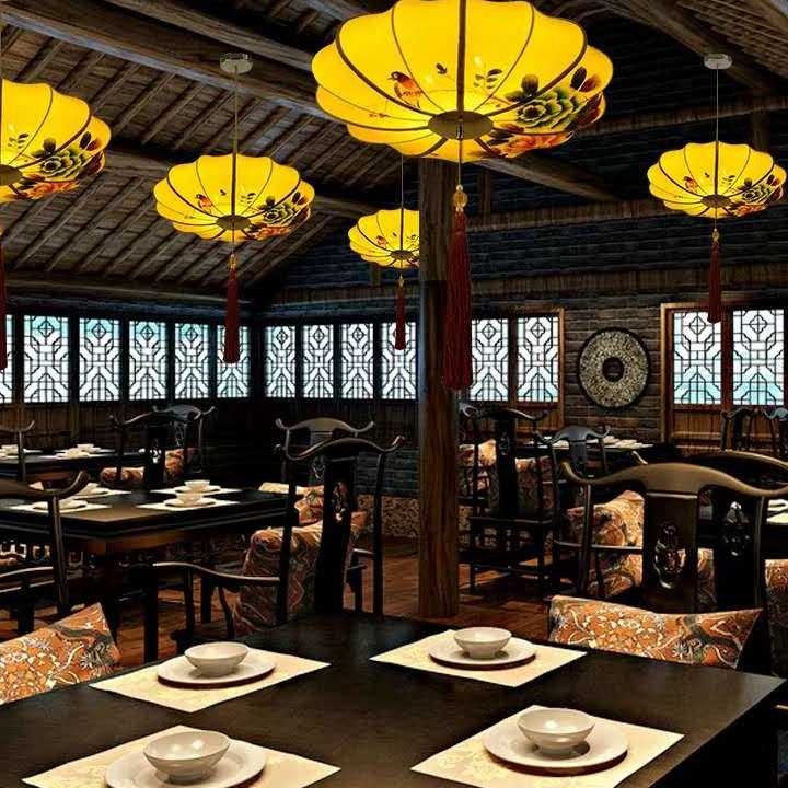 Tanio Antyczny chiński żyrandol retro restauracja herbaciarnia chi… sklep