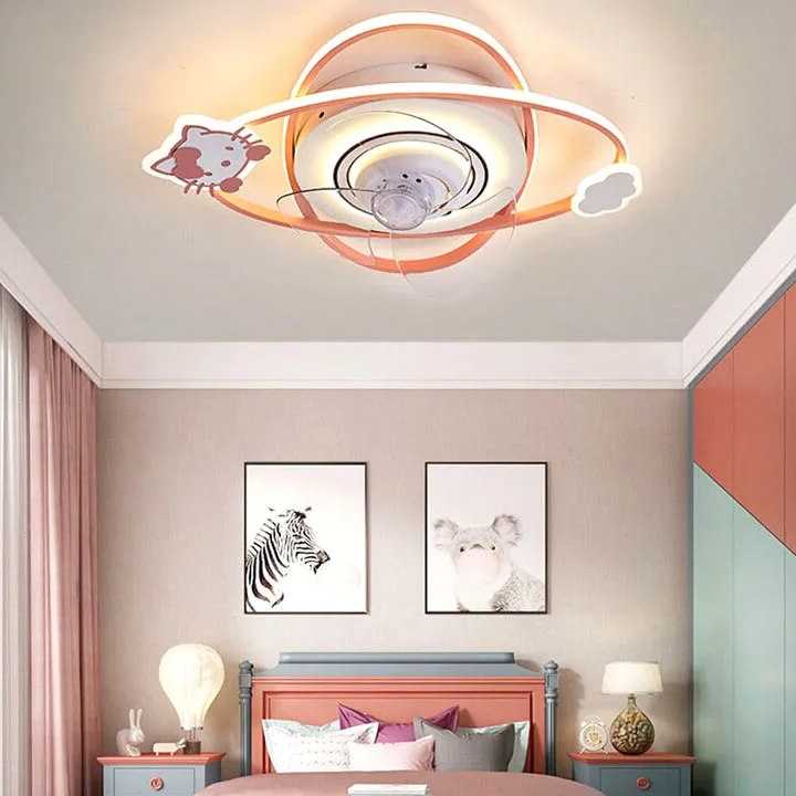 Tanio Nordic łóżko sufit pokoju wentylator z oświetleniem led i st… sklep
