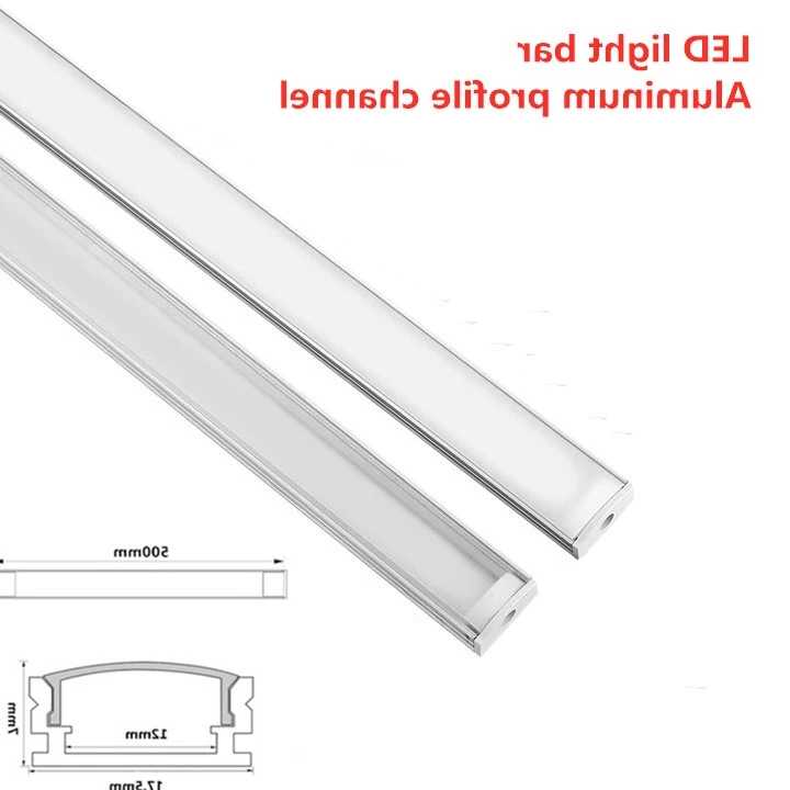 Tanio 2-30 sztuk/partia profil aluminiowy LED w kształcie litery U… sklep