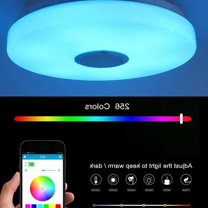 Tanio Lampa sufitowa LED RGB 200W z WiFi, APP i Bluetooth - inteli… sklep