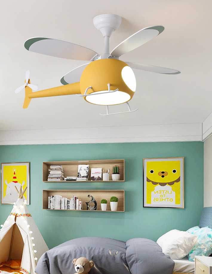 Opinie Sypialnia dla dzieci Model helikoptera wentylator sufitowy z… sklep online