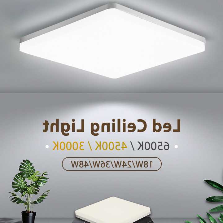 Tanio Ultra cienka lampa sufitowa LED LED nowoczesny Panel oświetl… sklep
