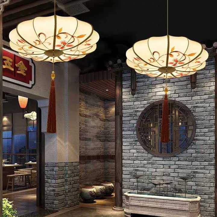 Tanio Antyczny chiński żyrandol retro restauracja herbaciarnia chi… sklep