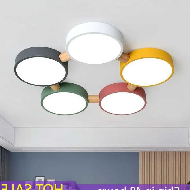 Tanio Lampa sufitowa Nordic Macaron - nowoczesny żyrandol o kreaty… sklep