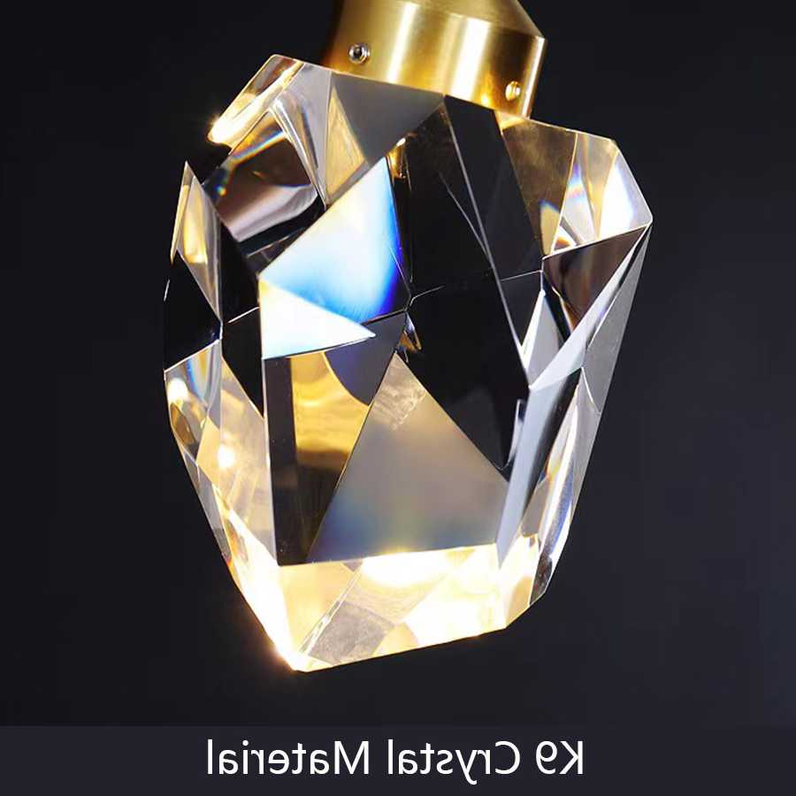 Tanio Lampa wisząca Iralan LED kryształowa w stylu nordyckim - dek… sklep