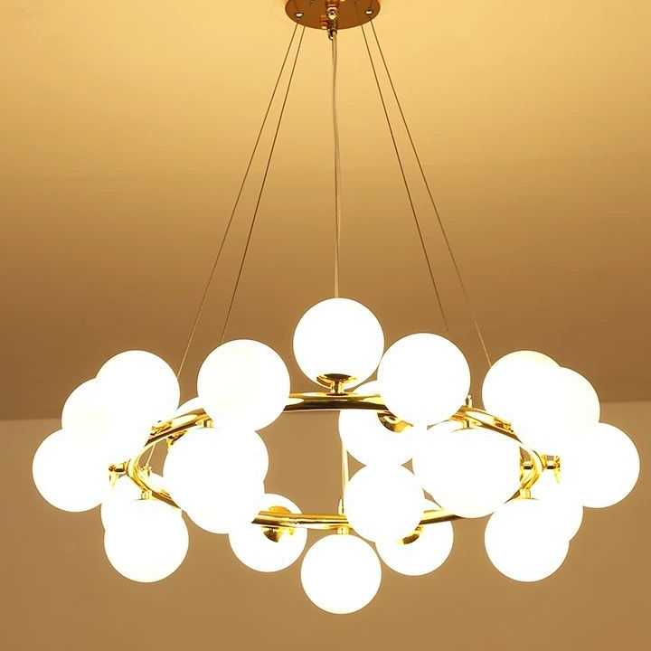 Tanio 2022 nowoczesna lampa wisząca LED Bubble żyrandol do salonu … sklep