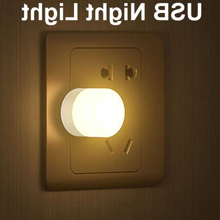 Tanio Lampa Mini USB Plug przenośna lampka nocna LED mała okrągła … sklep