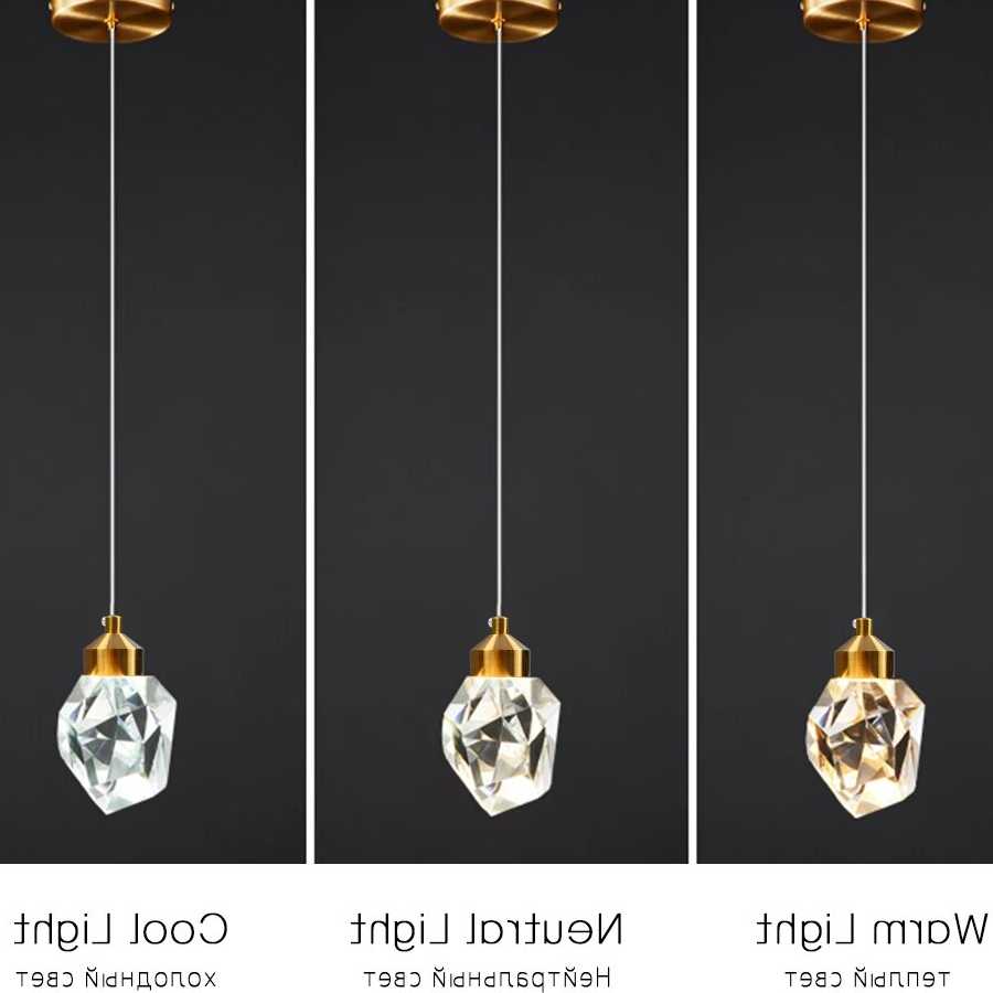 Tanio Lampa wisząca Iralan LED kryształowa w stylu nordyckim - dek… sklep