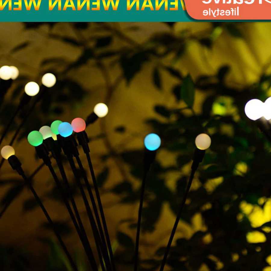 Tanio Wodoodporne kolorowe trawnik zewnętrzny światło fajerwerków …