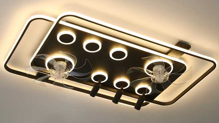 Tanio Wentylator sufitowy z lampą LED i pilotem do dekoracji wnętr… sklep