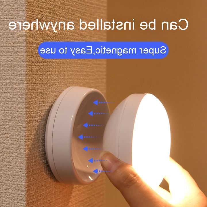 Tanio Lampka nocna z USB czujnik ruchu ładowania okrągły energoosz… sklep