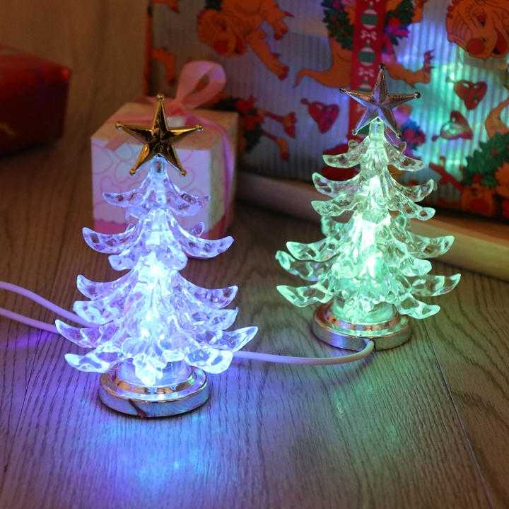 Opinie Świecące choinka bożonarodzeniowa LED Light lampka nocna USB… sklep online