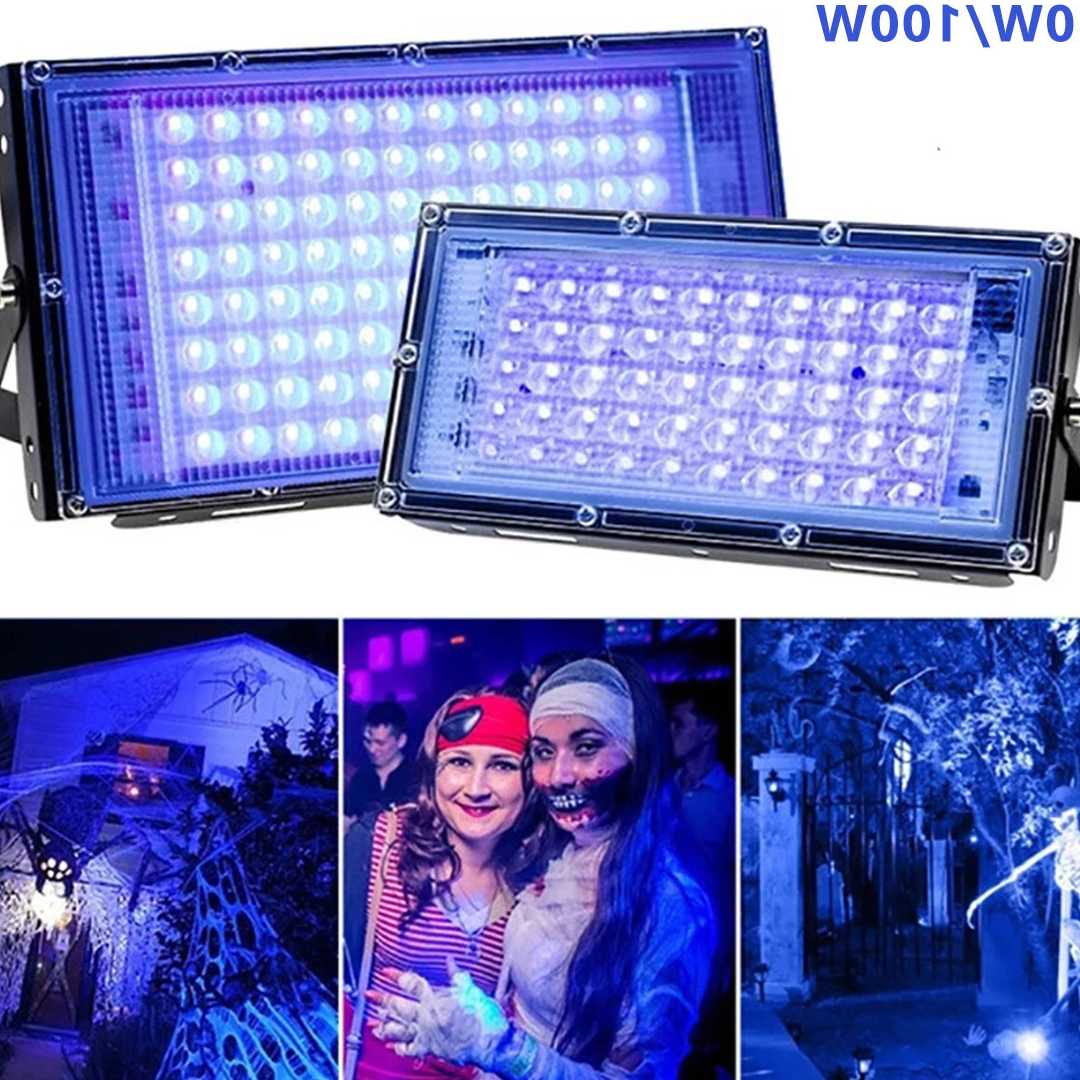 Tanio LED czarny światła 50W/100W LED UV czarne światła UV DJ etap…