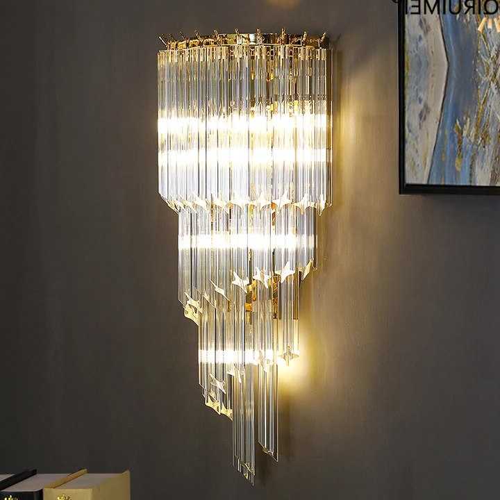 Tanio Kryształ nowy kryty dekoracyjne nowoczesne lampy ścienne LED… sklep