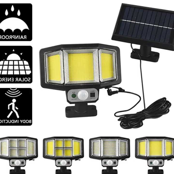 Tanio Solarne lampy uliczne LED z czujnikiem ruchu - wodoodporne, …
