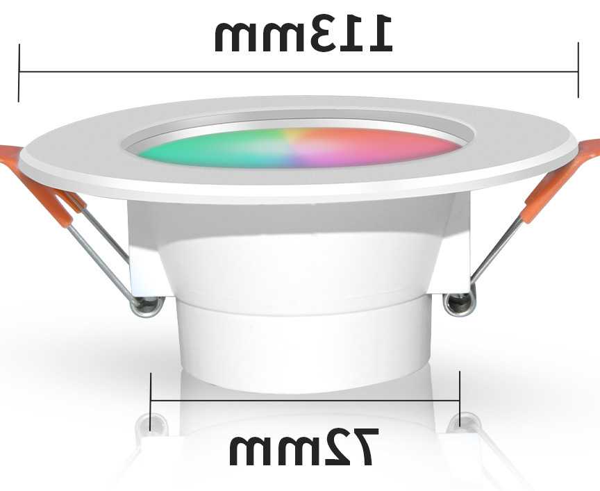 Tanio Kompatybilny z Bluetooth Downlight Tuya kolorowe diody LED l… sklep