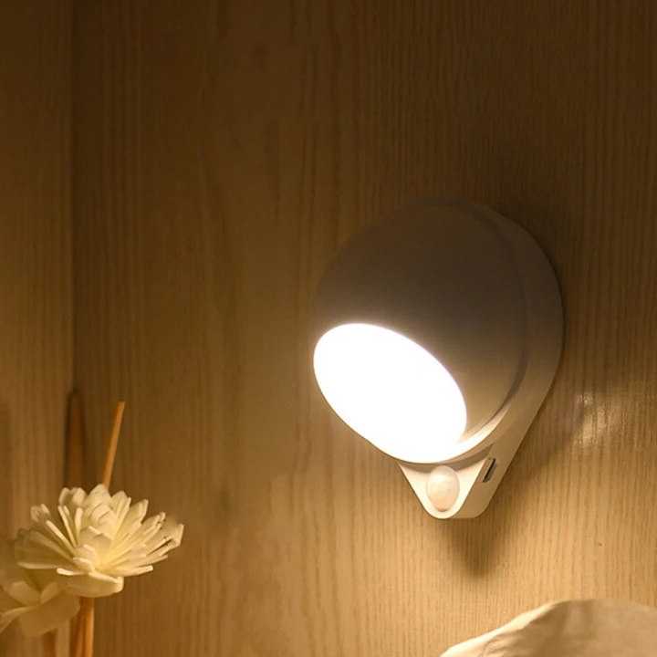 Tanio Motion Sensor lampka nocna oświetlenie szafki LED USB ładowa… sklep