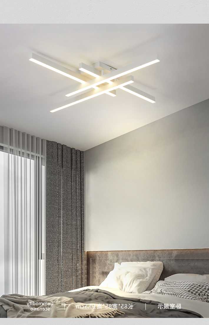 Lampa sufitowa proste nowoczesne sypialnia doprowadziły żyra…