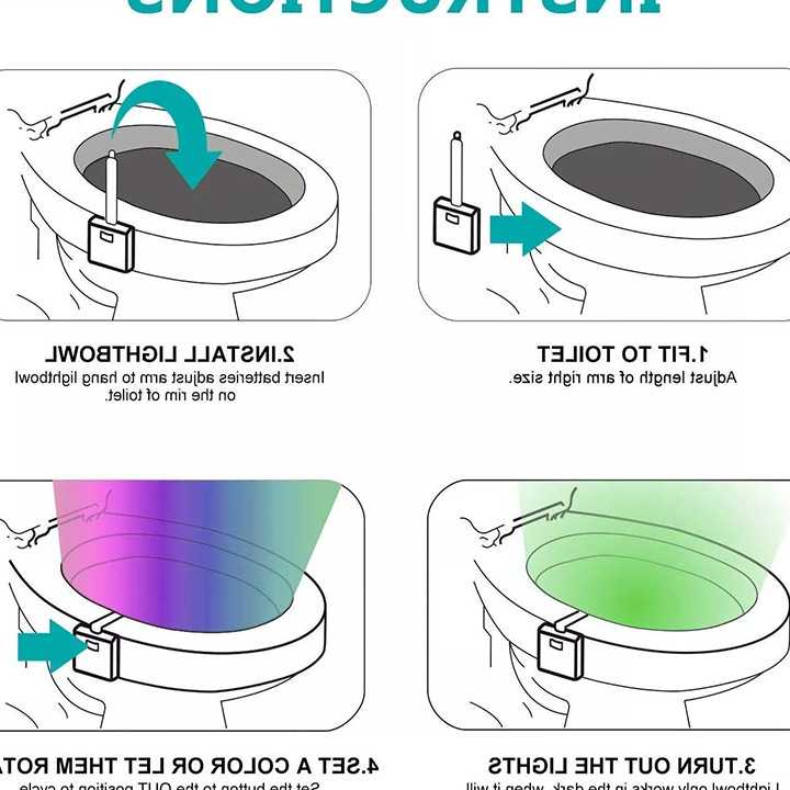 Opinie 16 kolor toaleta mała lampka nocna PIR motion oświetlenie do… sklep online