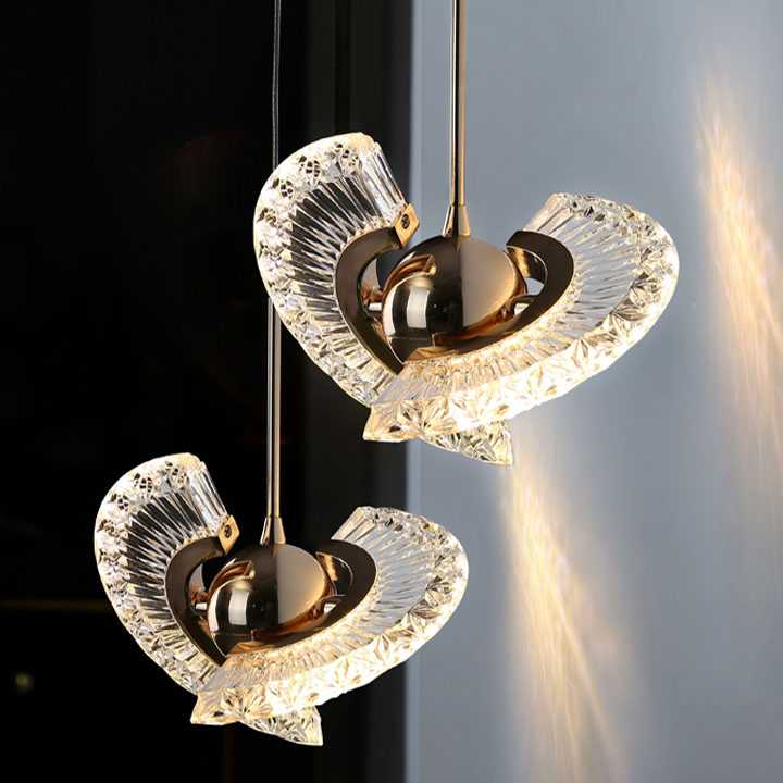 Tanio Nowoczesne lampy wiszące LED sypialnia Metal + akrylowe lamp… sklep
