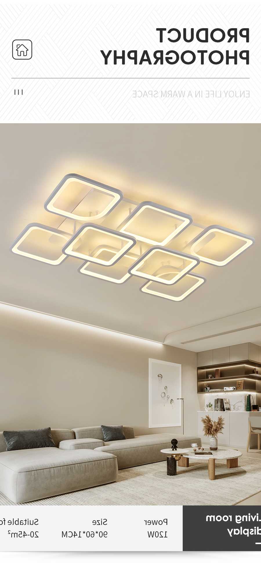 Tanie Żyrandol LED Nowoczesny - oświetlenie do salonu, sypialni, k… sklep internetowy
